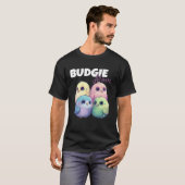 Budgie Mom Budgerigar Parakeet Bird 62 T-Shirt (Vorne ganz)