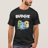 Budgie Mom Budgerigar Parakeet Bird 73 T-Shirt (Vorderseite)