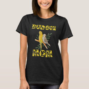 Budgie Mom Retro Papagei Besitzer Handkern Hütte T-Shirt