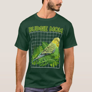 Budgie-Mutter-Vogel-Liebhaber-Vogelhaus-Vögel-Besi T-Shirt