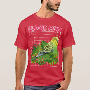 Budgie-Mutter-Vogelliebhaber-Vogelhaus-Vogeleigner T-Shirt