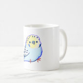 Budgie Papagei � Süße Tier Art Kaffeetasse (VorderseiteRechts)