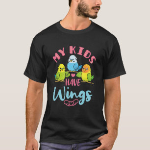 Budgie Parakeet Niedlichen Vogel Mama Vater meine  T-Shirt