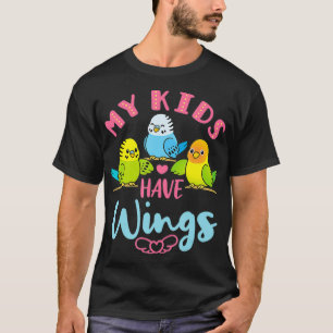 Budgie Parakeet Niedlichen Vogel Mama Vater meine  T-Shirt