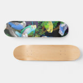 Budgie Parakeets-Skateboard Skateboard (Horizontal)