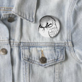 Budgie Porträt Button (Beispiel)