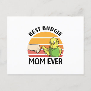 budgie postkarte