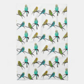 Budgie Raserei-Geschirrtuch Geschirrtuch (Vertikal)