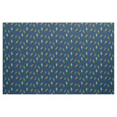 Budgie Raserei-Gewebe (Marine) Stoff (Fat Quarter (45,7 x 55,9 cm))