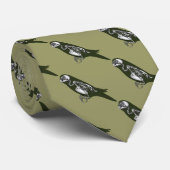 Budgie Skelett Krawatte (Gerollt)