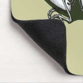 Budgie Skelett Mousepad (Ecke)
