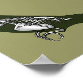 Budgie Skelett Poster (Ecke)