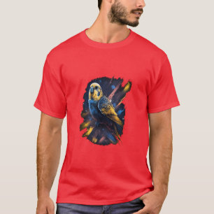 Budgie Space Budgerigar Parakeet Bird Freunde T-Shirt