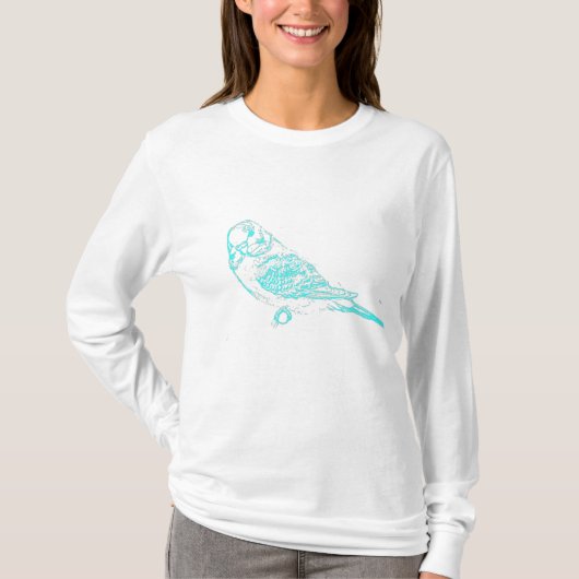budgie T-Stück T-Shirt (Vorderseite)