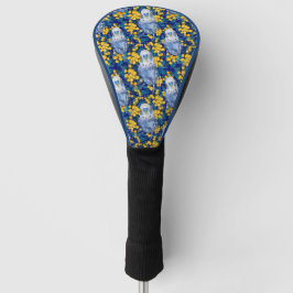 Budgie und Wattle Pattern Golf Headcover