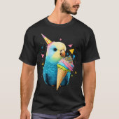 Budgie Unicorn Budgerigar Parakeet Bird  1 T-Shirt (Vorderseite)