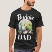 Budgie Vater Budgerigar Parakeet Bird Pullover Hoo (Vorderseite)