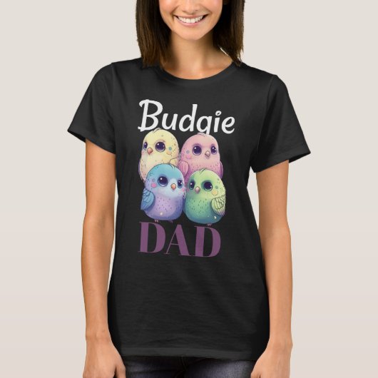 Budgie Vater Budgerigar Parakeet Bird Pullover Hoo (Vorderseite)