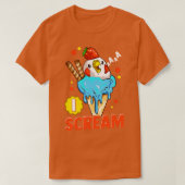 Budgie-Vogel Icecream T-Shirt (Design vorne)