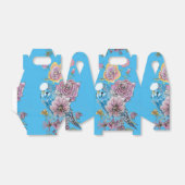 Budgie Wedding Cake Gevor Box Blue Rose Geschenkschachtel (Ungefaltet)