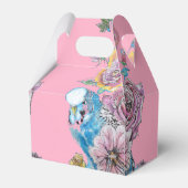 Budgie Wedding Cake Gevor Box Roses Geschenkschachtel (Rückseite)