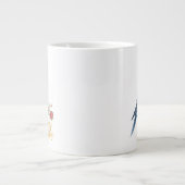 Budgie Weihnachten Jumbo-Tasse (Vorderseite)