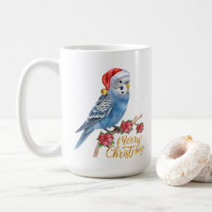 Budgie Weihnachten Kaffeetasse