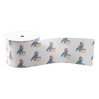 Budgie Weihnachten Ripsband