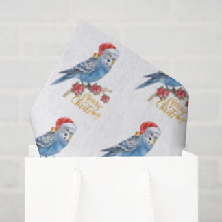 Budgie Weihnachten  Seidenpapier