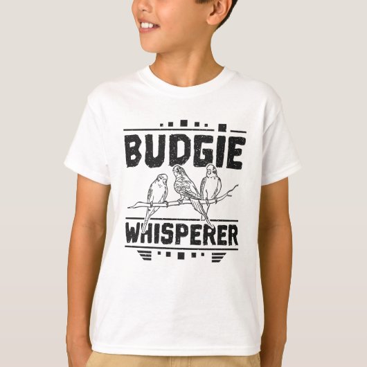 Budgie Whisperer T-Shirt (Vorderseite)