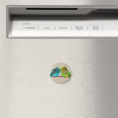Budgien im Magnet Liebe (In Situ (Geschirrspüler))