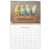 BUDGIES 2026 Sittich-Kunst Kalender (Feb 2027)