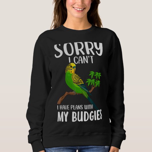 Budgies Bird Pet Outfit 3 Sweatshirt (Vorderseite)
