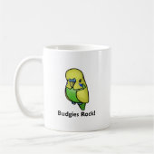 Budgies Felsen! Kaffeetasse (Links)