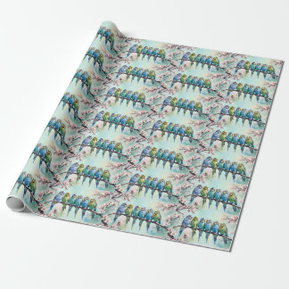 Budgies Geschenkpapier