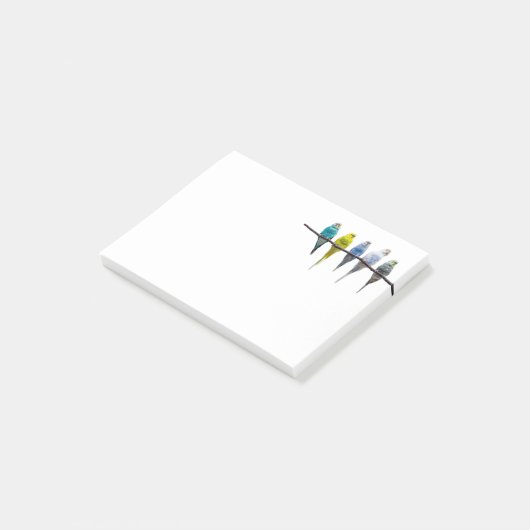 Budgies Post-it Klebezettel (angewinkelt)