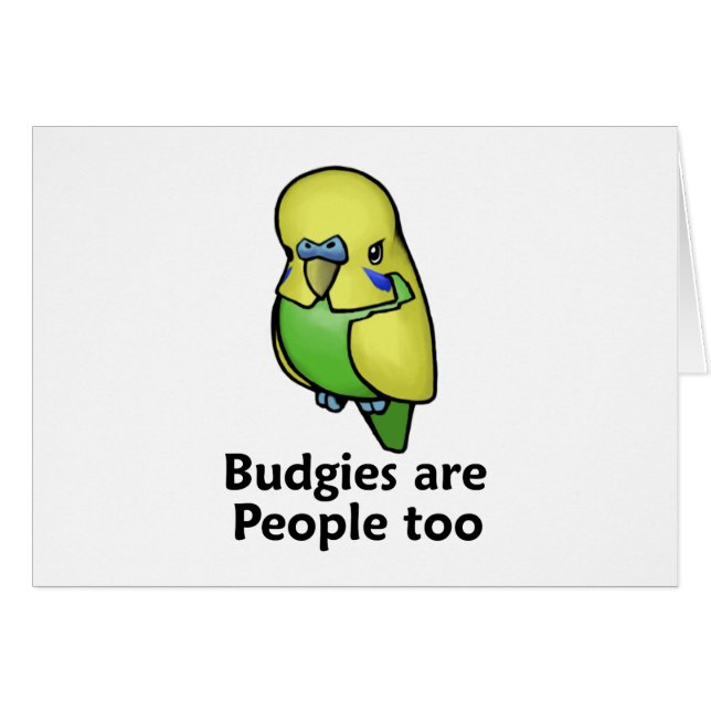 Budgies sind Leute auch (Vorderseite (Horizontal))