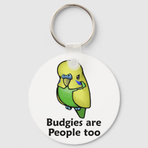 Budgies sind Leute auch Schlüsselanhänger