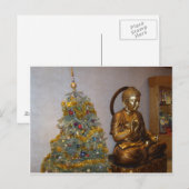 Budha Xmas Feiertagspostkarte (Vorne/Hinten)