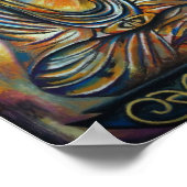 Budhha Art - Frieden und Geduld von Mansa Pryor Poster (Ecke)