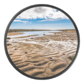 Budir Beach, Island Eishockey Puck (Vorderseite)