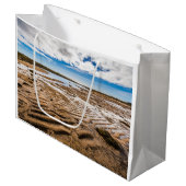 Budir Beach, Island Große Geschenktüte (Vorderseite Schrägansicht)