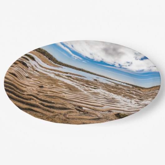 Budir Beach, Island Pappteller (Schrägansicht)