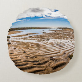 Budir Beach, Island Rundes Kissen