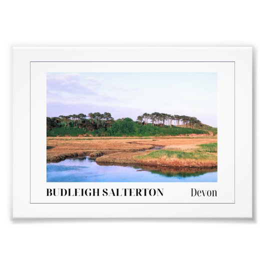 Budleigh Salterton, Devon, England Fotodruck (Vorne)