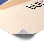 Budleigh Salterton Devon Seaside Travel Poster (Ecke)