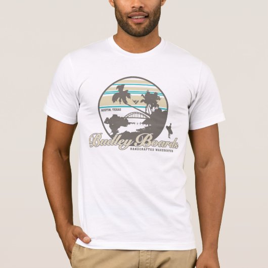 Budley Vintager Kreis T-Shirt (Vorderseite)