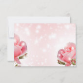 Buds und Rosen RSVP Karte (Rückseite)