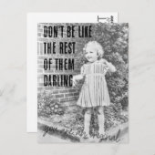 BUDUNG FASHIONISTA Postkarte (Vorne/Hinten)