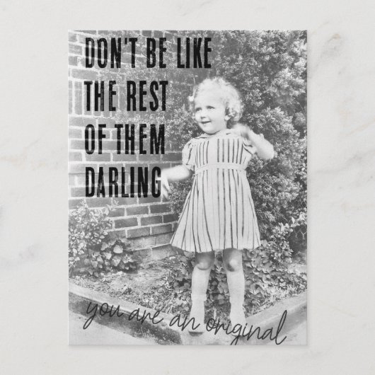 BUDUNG FASHIONISTA Postkarte (Vorderseite)